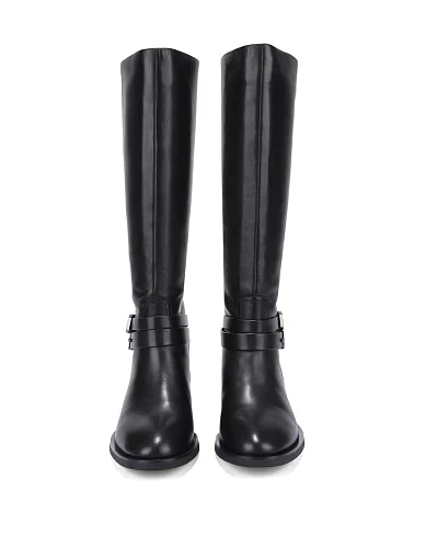 Жіночі чоботи Attizzare шкіряні чорні - фото 2 - Miraton