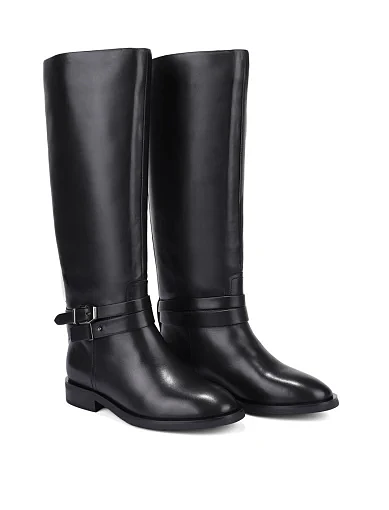 Жіночі чоботи Attizzare шкіряні чорні - фото 3 - Miraton
