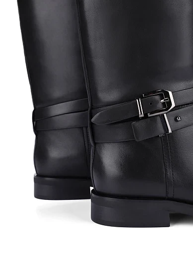 Жіночі чоботи Attizzare шкіряні чорні - фото 5 - Miraton