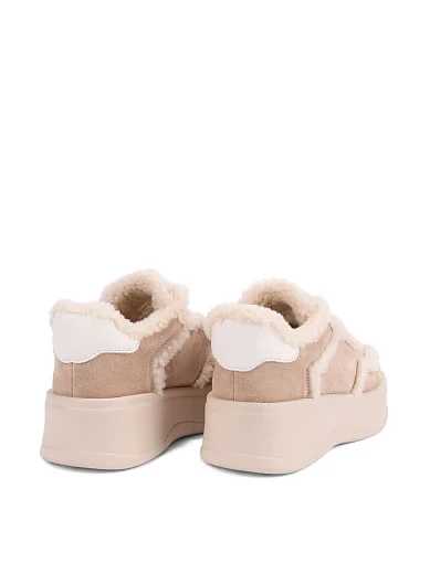 Жіночі кеди MIRATON велюрові бежеві - фото 5 - Miraton