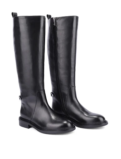 Жіночі чоботи Attizzare шкіряні чорні - фото 3 - Miraton
