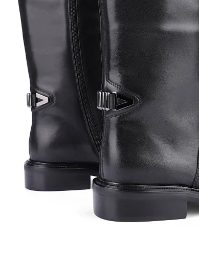Жіночі чоботи Attizzare шкіряні чорні - фото 5 - Miraton