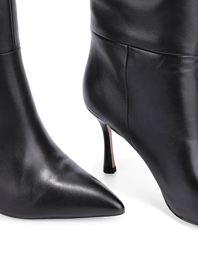 Жіночі чоботи Mia May шкіряні чорні - фото 2 - Miraton