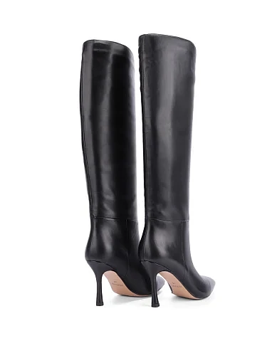 Жіночі чоботи Mia May шкіряні чорні - фото 4 - Miraton