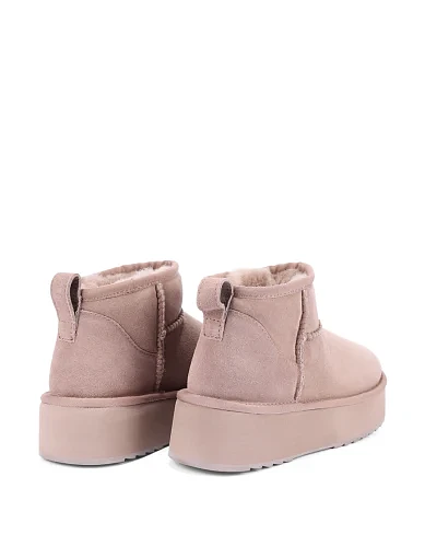 Жіночі уггі челсі Attizzare велюрові сірі(6101) - фото 5 - Miraton