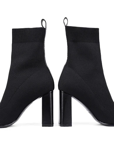 Жіночі черевики MIRATON тканинні чорні - фото 2 - Miraton