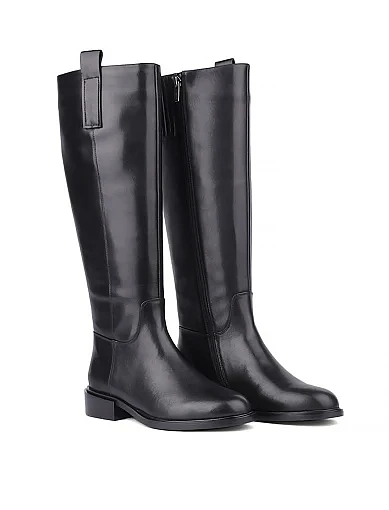 Жіночі чоботи Attizzare шкіряні чорні - фото 2 - Miraton