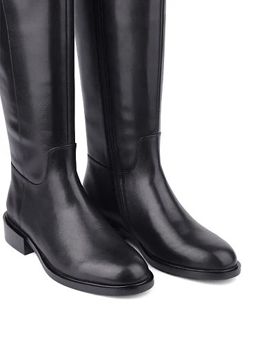 Жіночі чоботи Attizzare шкіряні чорні - фото 5 - Miraton