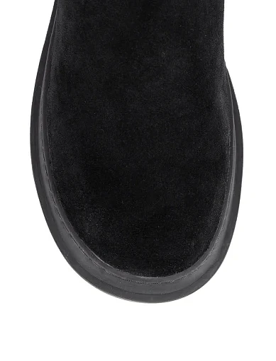 Женские угги MIRATON велюровые черные - фото 4 - Miraton