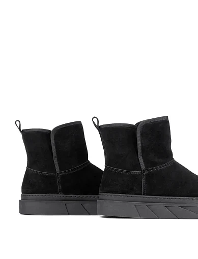 Женские угги MIRATON велюровые черные - фото 5 - Miraton