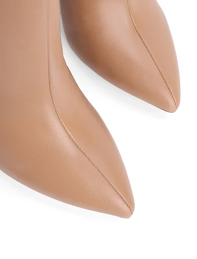 Жіночі ботфорти MIRATON шкіряні бежеві(HS925K-2016R-20) - фото 5 - Miraton