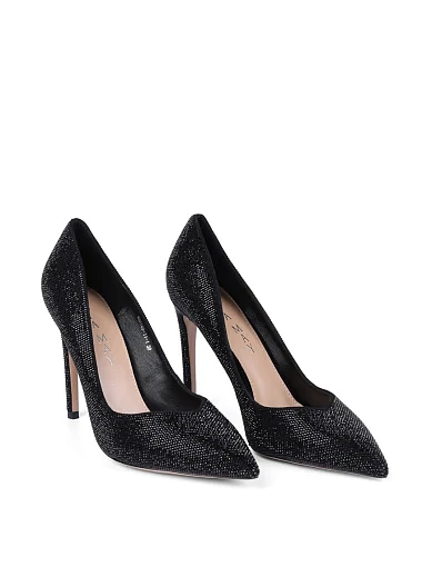 Жіночі туфлі Mia May велюрові чорні - фото 3 - Miraton