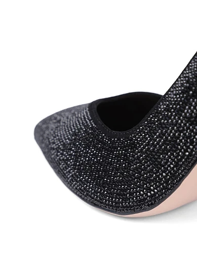 Жіночі туфлі Mia May велюрові чорні - фото 5 - Miraton