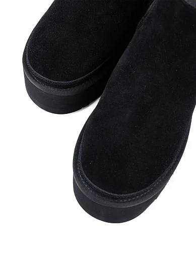 Жіночі уггі MIRATON велюрові чорні - фото 5 - Miraton