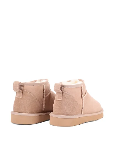 Жіночі уггі MIRATON велюрові бежеві(ATTU-21) - фото 4 - Miraton