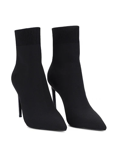 Жіночі черевики MIRATON тканинні чорні - фото 3 - Miraton