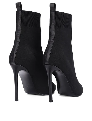 Жіночі черевики MIRATON тканинні чорні - фото 4 - Miraton