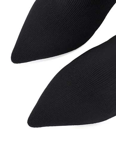 Жіночі черевики MIRATON тканинні чорні - фото 5 - Miraton