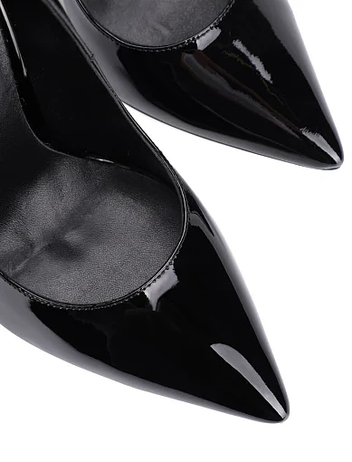 Жіночі туфлі човники MIRATON лакові чорні - фото 5 - Miraton