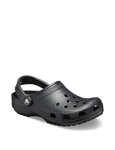 Мужские кроксы Crocs резиновые черные - фото 2 - Miraton