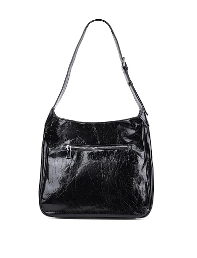 Жіноча сумка через плече MIRATON шкіряна чорна(8569-1) - фото 3 - Miraton