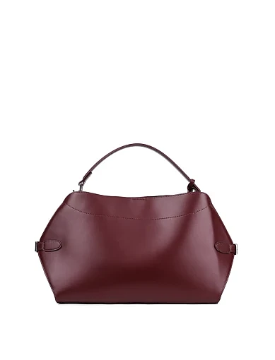 Жіноча сумка хобо MIRATON замшева бордова - фото 4 - Miraton