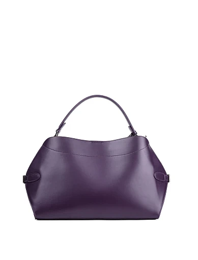 Жіноча сумка хобо MIRATON замшева фіолетова - фото 4 - Miraton
