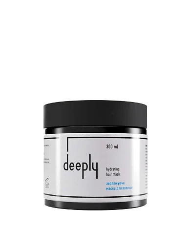 Зволожуюча маска deeply hydrating hair mask, 1000 мл фото 1