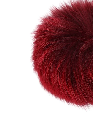 Брелок для сумок MIRATON м'який помпон з підвіскою(WH-1) - фото 2 - Miraton