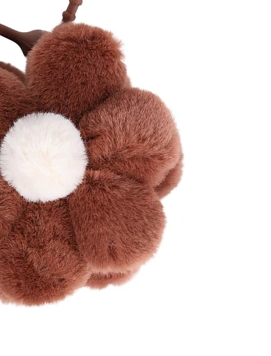 Брелок для сумок MIRATON м'яка квітка з підвіскою(WH-5) - фото 2 - Miraton