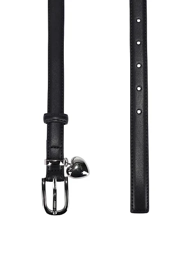 Ремінь шкіряний чорний(TP-5) - фото 2 - Miraton