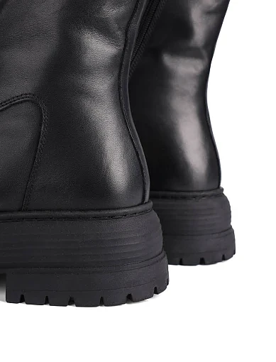 Жіночі черевики Attizzare шкіряні чорні(0179-12202D) - фото 5 - Miraton