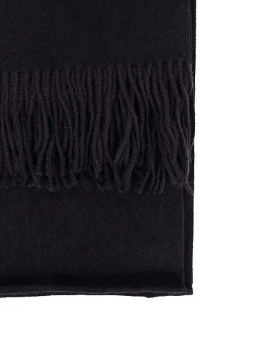 Шарф тканинний чорний(TK-11) - фото 2 - Miraton