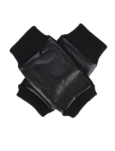 Рукавички тканинні чорні(2520-1) - фото 2 - Miraton