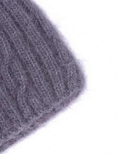 Шапка ангорова сіра(ZQ23-F223-2) - фото 2 - Miraton