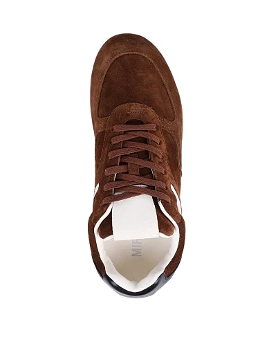 Жіночі кросівки MIRATON велюрові коричневі - фото 5 - Miraton