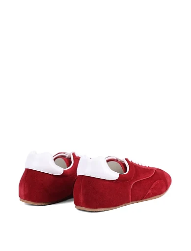 Жіночі кросівки MIRATON велюрові червоні - фото 4 - Miraton