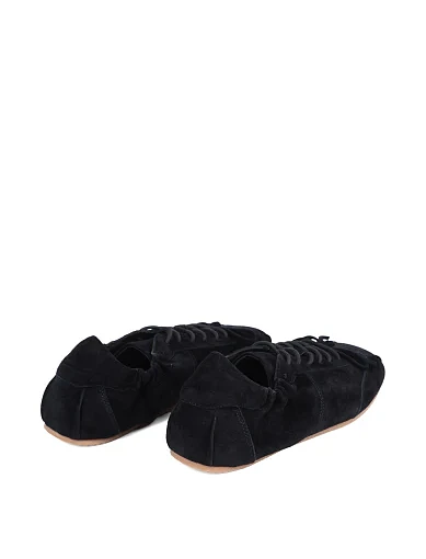 Жіночі кросівки MIRATON велюрові чорні - фото 4 - Miraton