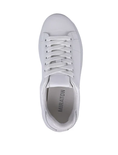 Жіночі кеди MIRATON шкіряні білі - фото 2 - Miraton