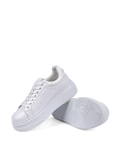 Жіночі кеди MIRATON шкіряні білі - фото 5 - Miraton