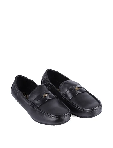 Женские мокасины MIRATON кожаные черные - фото 3 - Miraton