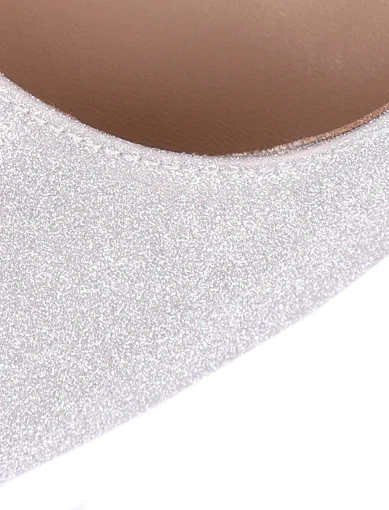 Жіночі туфлі Mia May ламе рожеві - фото 5 - Miraton