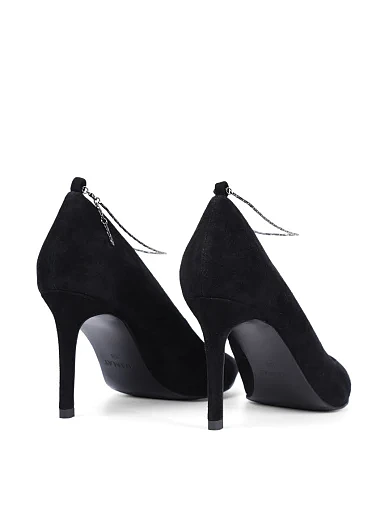 Жіночі туфлі MiaMay велюрові чорні - фото 4 - Miraton