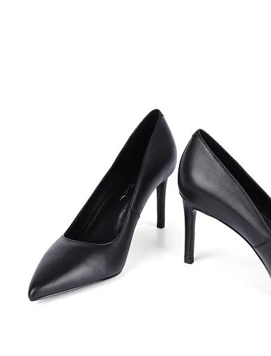 Жіночі туфлі Mia May шкіряні чорні - фото 2 - Miraton