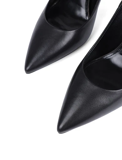 Жіночі туфлі Mia May шкіряні чорні - фото 5 - Miraton
