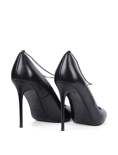 Жіночі туфлі MiaMay шкіряні чорні - фото 4 - Miraton