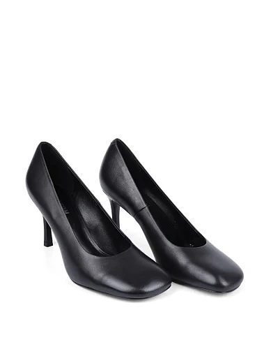 Жіночі туфлі MIRATON шкіряні чорні - фото 3 - Miraton