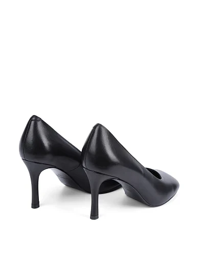 Жіночі туфлі MIRATON шкіряні чорні - фото 4 - Miraton