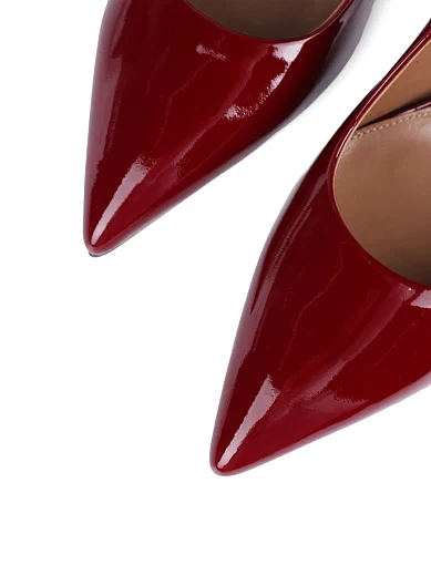 Жіночі туфлі Attizzare лакові бордові - фото 5 - Miraton
