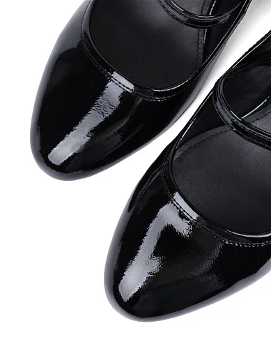 Жіночі туфлі Attizzare лакові чорні - фото 5 - Miraton